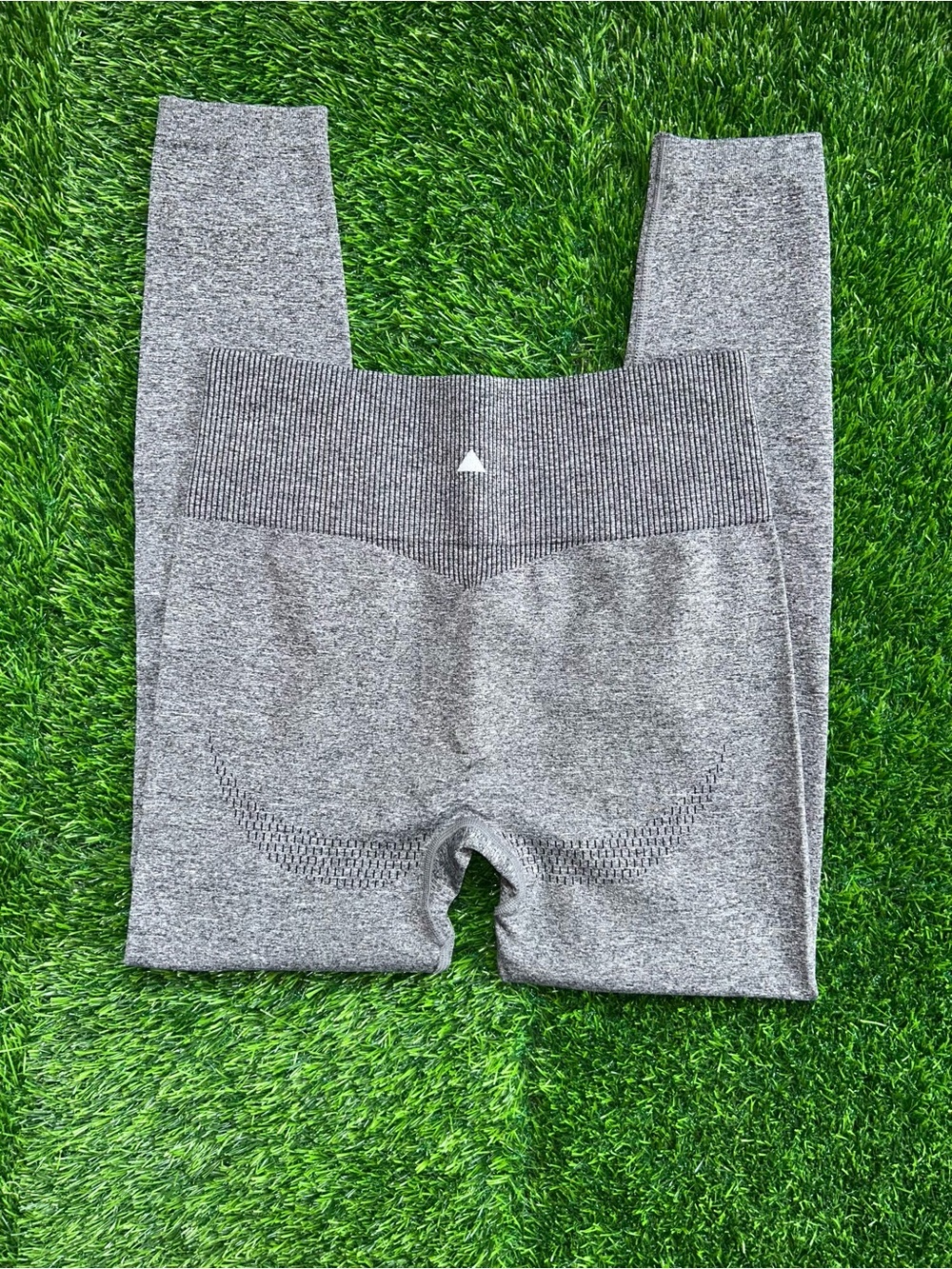 Vitality Heather Grey/black Seamless Leggings